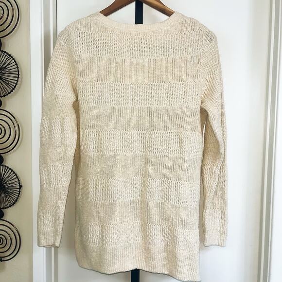 LL Bean Womens Crew Neck Pullover Sweater - Beige, Size XL - Picture 2 of 6
